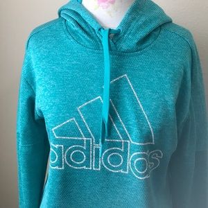 Adidas Sweatshirt with hoodie.Size M